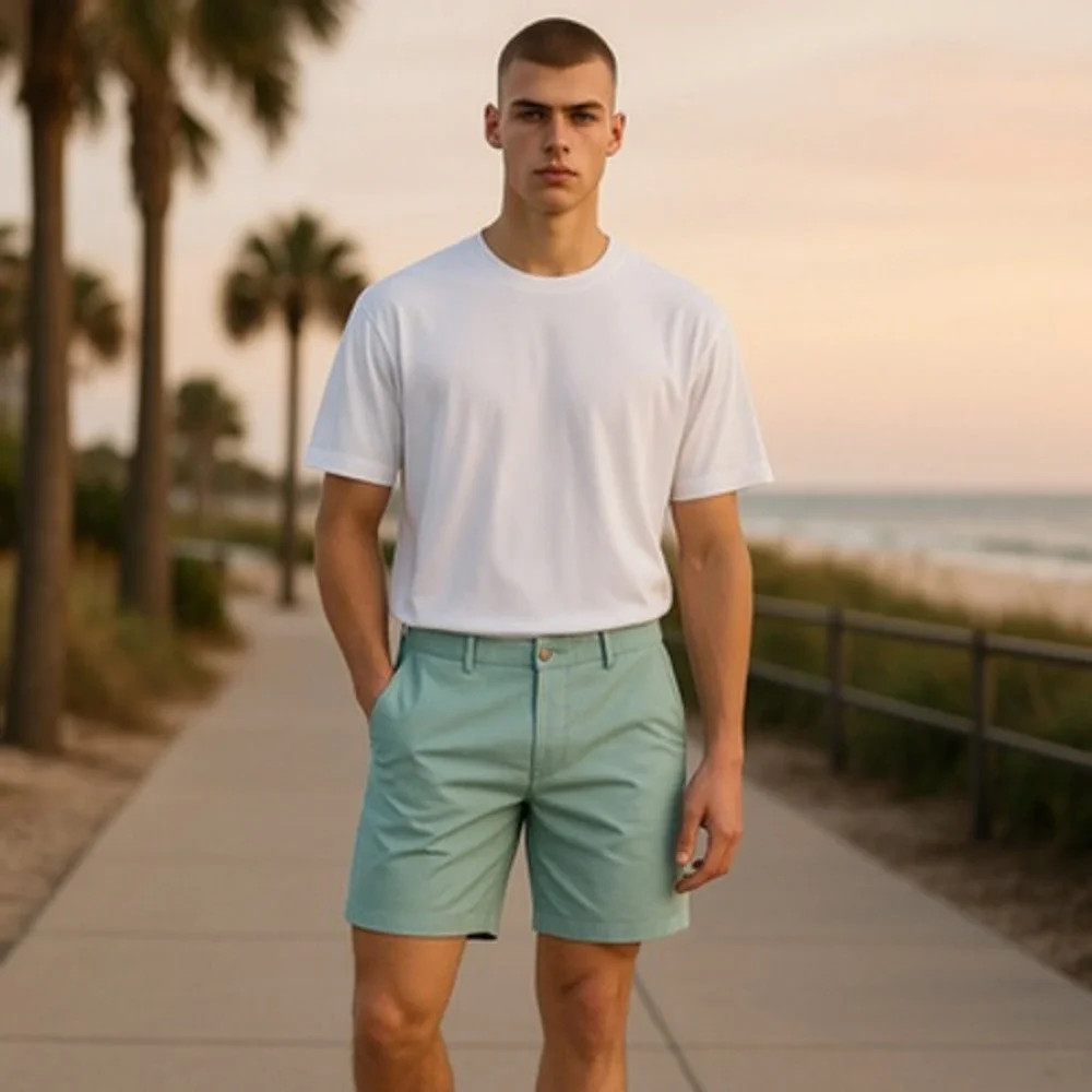 Walter Hagen Shorts Mens 40 Teal Perfect 11 Golf Wrinkle‎ Resistant Stretch NEW - Picture 14 of 14